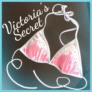 VS Sequin String Bikini Top